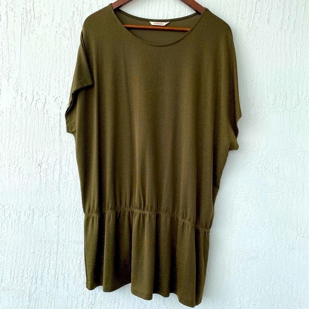 Top tunic elastic waist bat sleeves 14 Camaieu